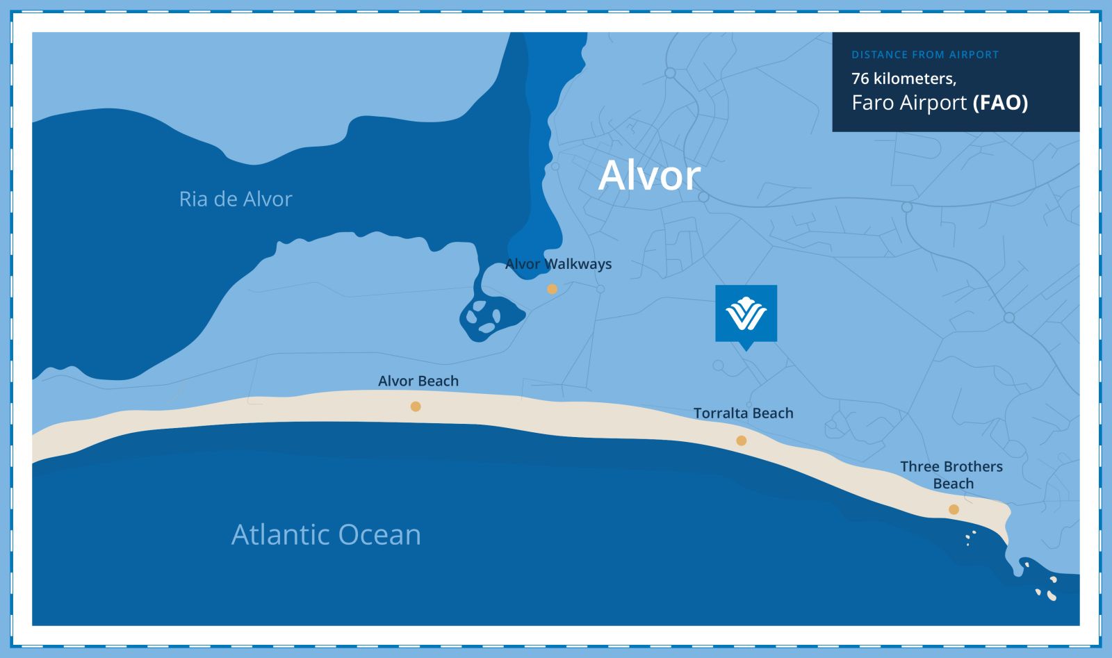 Alvor Location Map